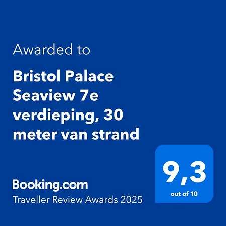Bristol Palace Seaview 7e Verdieping, 30 Meter * Blankenberge